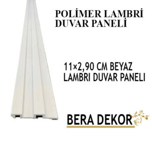 Beyaz Lambri Duvar Paneli