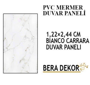 Bianco Carrara PVC Duvar Paneli