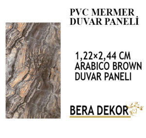 Arabıco Brown PVC Duvar Paneli