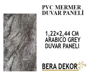 Arabıco Grey PVC Duvar Paneli